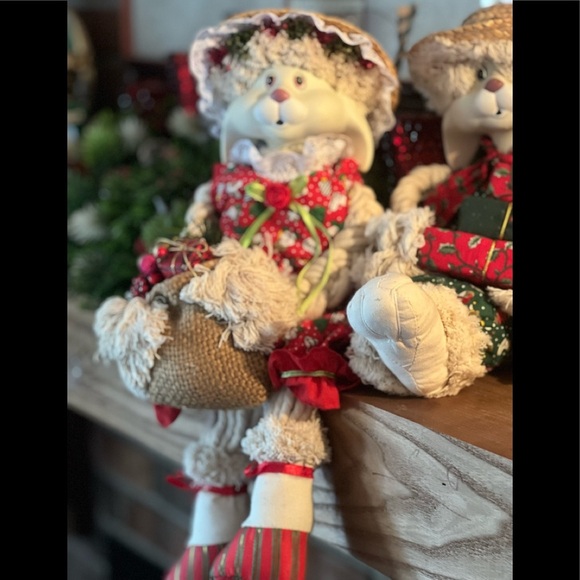 Rare Vintage Porcelain Christmas Sitting  Collectibles - Picture 5 of 7